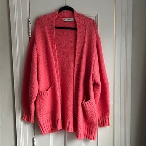 Bright Pink Oversized Zara Sweater